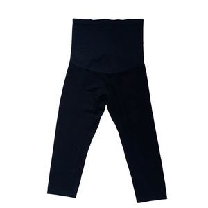 Bella Vida Maternity Small Black Capri Legging